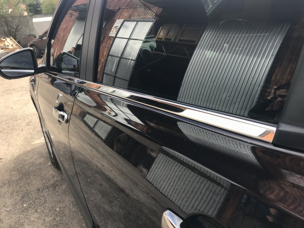 Зовнішня окантовка (4 шт, нерж) Звичайна база, Carmos - Турецька сталь для Nissan Qashqai 2010-2014рр