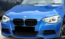 Ніздрі M-Look (2011-2014, чорний глянець) BMW 1 серія F20/F21 2011-2019 рр.