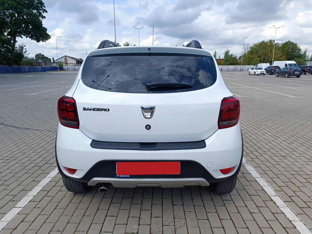 Накладка на задній бампер EuroCap (ABS) для Renault Sandero 2013-2022 рр