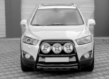 Передня дуга WT018 Black (нерж.) Chevrolet Trax 2012-2023 рр.
