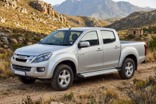 Бокові пороги Maya V2 (2 шт., Алюміній) Isuzu D-Max 2011-2019 рр.