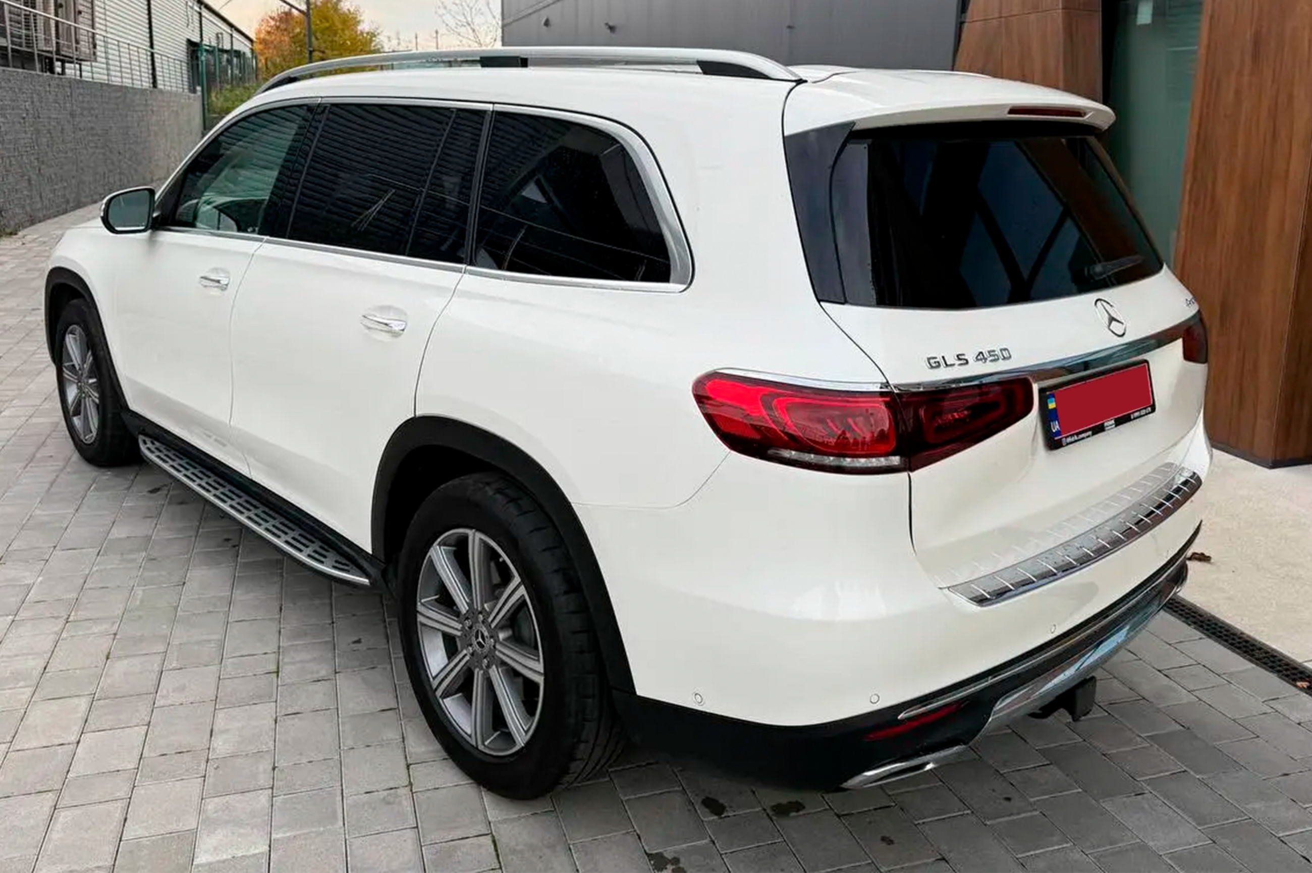 Бокові пороги (2 шт, OEM) для Mercedes GLS X167 2019- рр