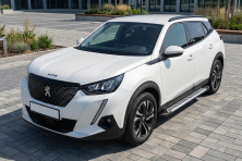 Бокові пороги Line (2 шт., Алюміній) Peugeot 2008 2019- рр.