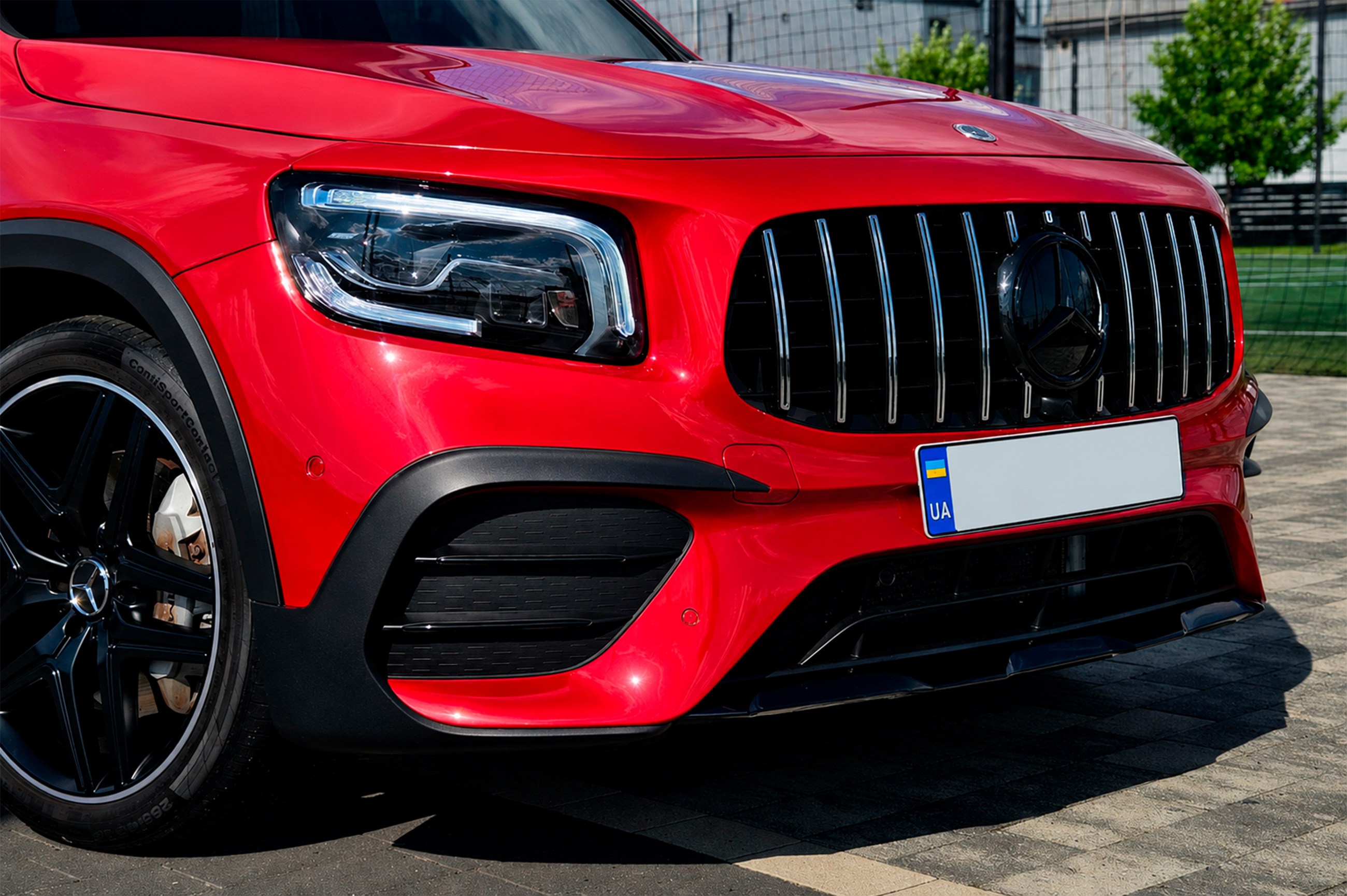 Передня решітка Panamericana GT (для AMG-Line 2019-2023) Без місця під камеру для Mercedes GLB X247 2019- рр