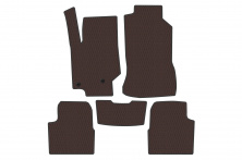 Гумові килимки Carsuit (Бензин, коричневий) Citroen C4 X/e-С4 X 2022- рр.