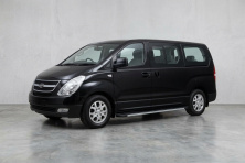 Бокові пороги Maya V1 (2 шт., Алюм.) Hyundai H300, H1, Starex 2008-2020 рр.