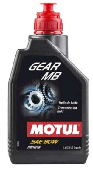 Масло трансмиссионное, 1л (SAE 80, GEAR MB) (выдерживает сверхдавление) MOTUL (#105780)