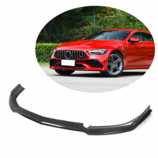 Накладка на передній бампер Lip (для GT43/GT50/GT53 2018-2022, Карбон) Mercedes AMG GT 4 X290 2018- рр.