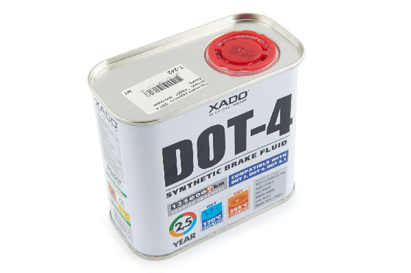 Тормозная жидкость DOT 4 (500мл) (жестяная банка) ХАДО