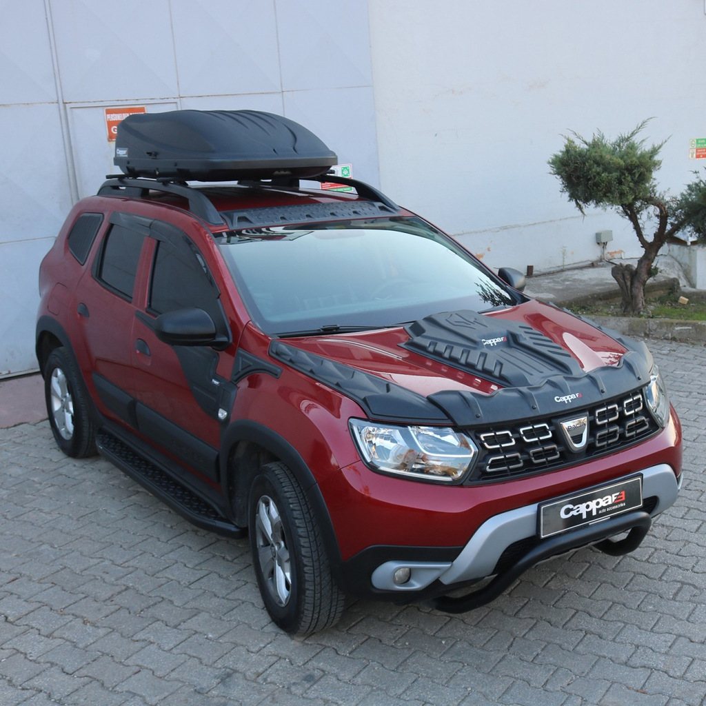 Накладка на капот (ABS) для Renault Duster 2018-2024 рр