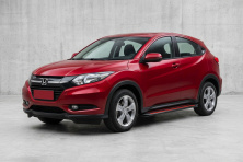 Бокові пороги Maya Red (2 шт., Алюміній) Honda HR-V 2014-2021 рр.