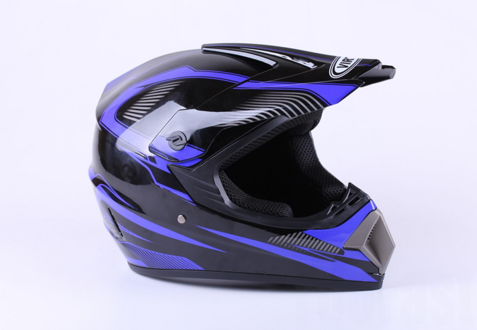Шлем   кроссовый   (size:L, MD-905 синий) VIRTUE AMG