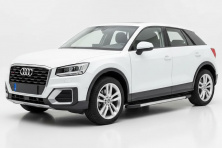 Бокові пороги Duru (2 шт., Алюміній) Audi Q2 2016- рр.