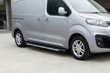 Бокові пороги Maya V1 (2 шт., алюміній) M – Середня база Opel Zafira Life 2019- рр.