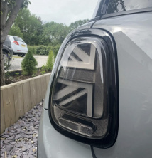 Задні LED ліхтарі в стилі Union Jack Black (2 шт) Mini Cooper F55/56/57 2014-2023 рр.