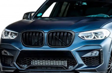 Ніздрі M-Look (2018-2021, чорний матовий) BMW X4 G02 2018- рр.