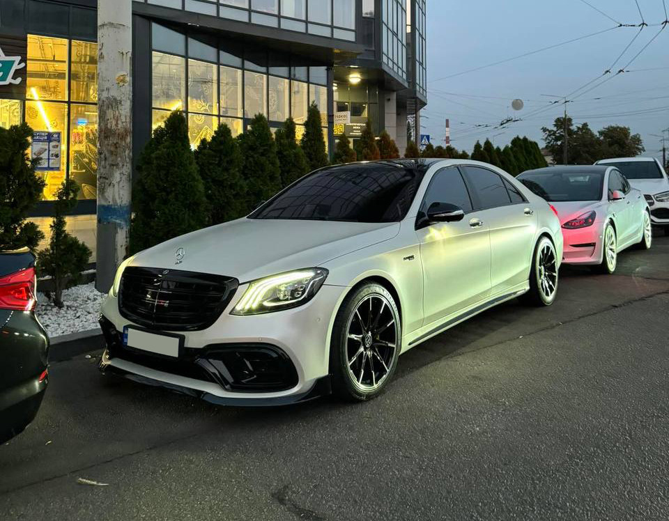 Комплект обвісів S63 AMG (2018-restyling) для Mercedes S-сlass W222 2013-2022 рр