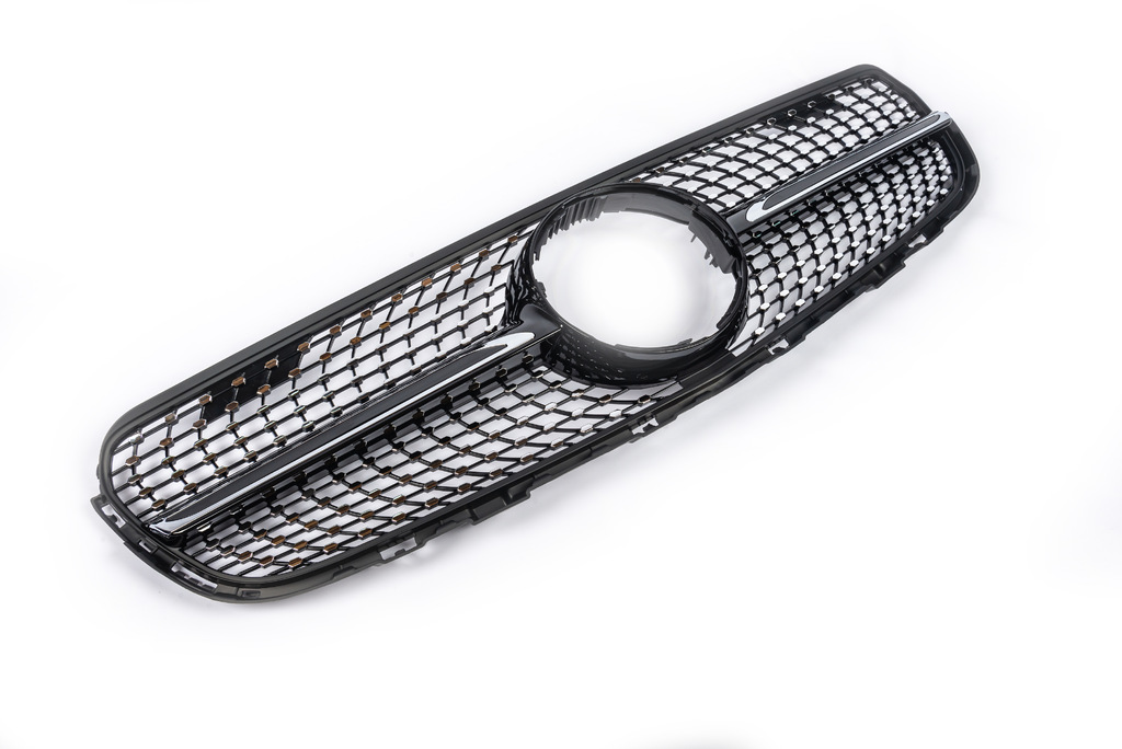 Передня решітка Diamond Black (2015-2019) Без місця під камеру для Mercedes GLC coupe C253 рр