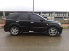 Бокові пороги Meliset (2 шт., під фарбування) для Kia Sorento I BL 2002-2009 рр
