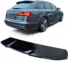 Спойлер DPT V2 (Avant, чорний глянець) Audi A6 C7 2011-2017 рр.