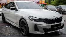 Ніздрі M-Look (2020-2023, чорний глянець) BMW 6 серія G32 2017- рр.