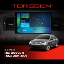 Штатна магнітола Torssen 2K Infiniti M35 2005-2010/Nissan Fuga 2004-2009 FL9 4+64Gb 4G Carplay DSP