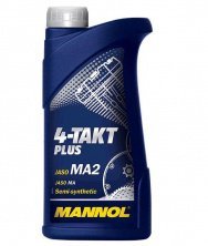 Масло 4T, 1л (SAE 10W-40, напівсинтетика, 4-Takt Plus API SL) MANNOL VDKI
