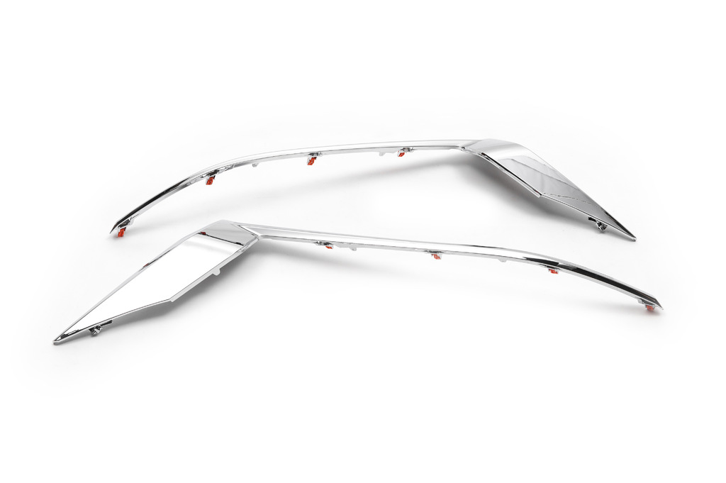 Вії на фари (2 шт., для LED) для Toyota Land Cruiser Prado 150 2009-2023 рр