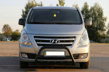 Кенгурятник WT003 Black (нерж) Hyundai H300, H1, Starex 2008-2020 рр.