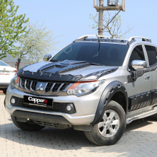 Комплект накладок на капот DRAGON (2015-2019, 3 шт) Mitsubishi L200 2015-2024 рр.