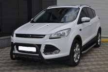 Кенгурятник WT003 Black (нерж.) Ford Kuga/Escape 2013-2019 рр.
