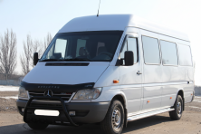Кенгурятник WT003 Black (нерж.) 1995-2000 Mercedes Sprinter W901/902/903/904/905 1995-2006 рр.