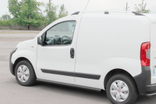 Бічні труби Ø60 Black (2 шт., Нерж.) Fiat Fiorino/Qubo 2008-2024 рр.