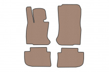 Гумові килимки Carsuit (Для F06, Бежевий) BMW 6 серія F12/F13/F06 2011-2018 рр.
