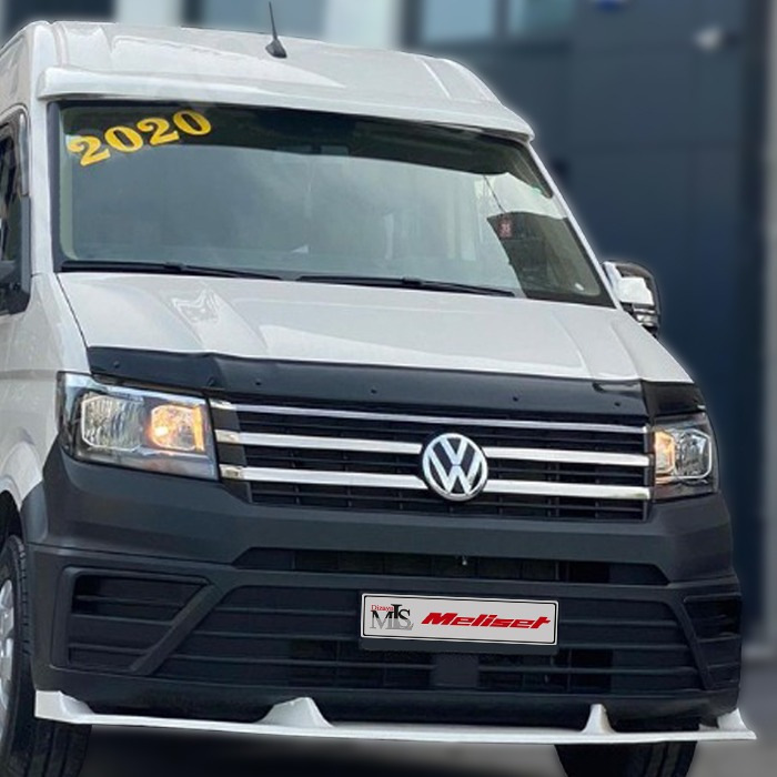 Накладка ліп на передній бампер (під фарбування) для Volkswagen Crafter 2016- рр