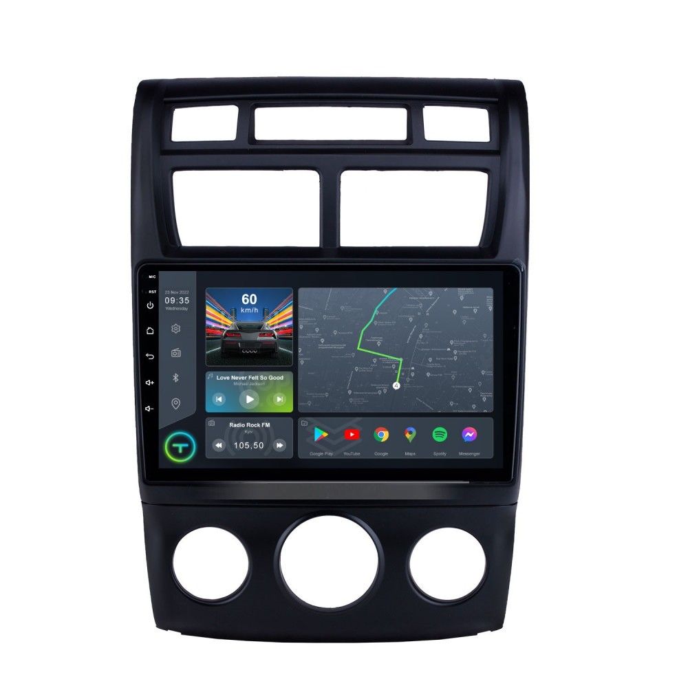 Штатна магнітола Torssen Kia Sportage 2 05-09 conditioneer FL9 4+64Gb 4G Carplay DSP
