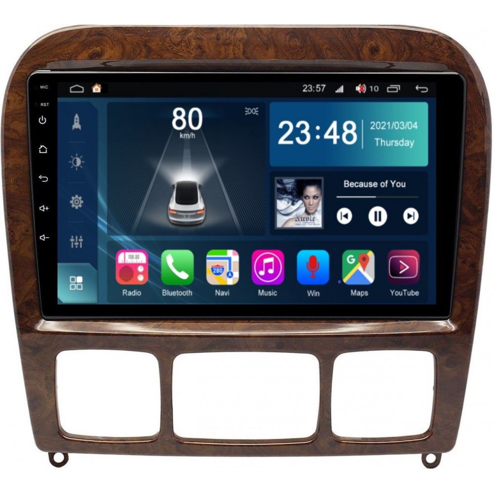 Штатна магнітола Torssen Mercedes W220 02-05 FL9 4+64Gb 4G Carplay DSP