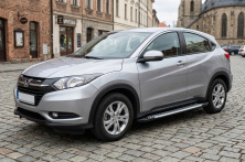 Бокові пороги Line (2 шт., Алюміній) Honda HR-V 2014-2021 рр.