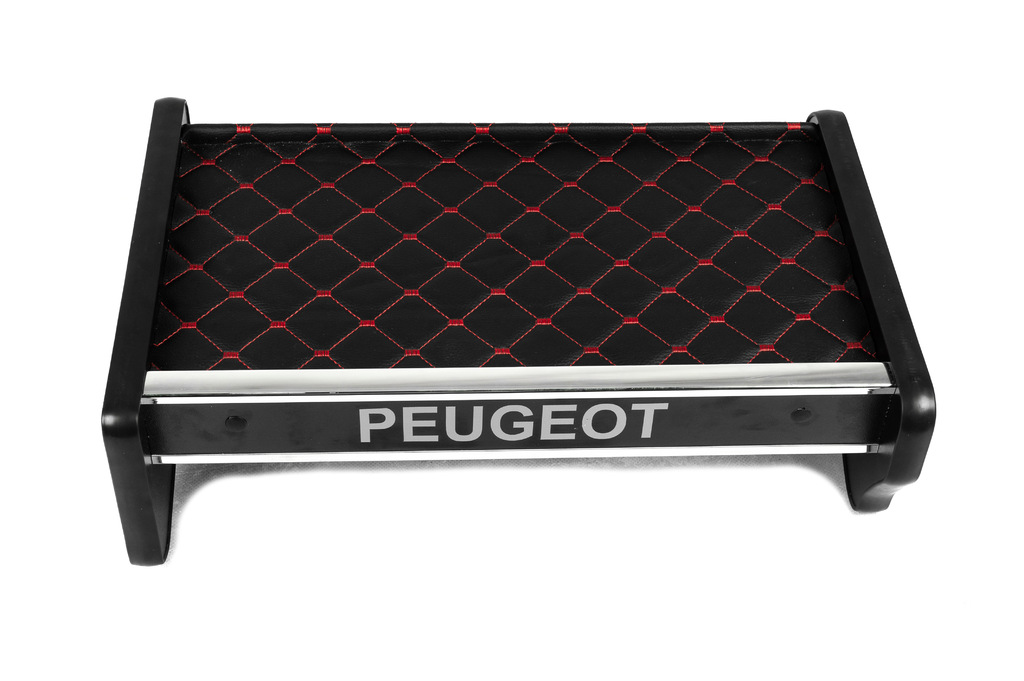 Полиця на панель 1994-1999 (Чорна з червоною ниткою) для Peugeot Boxer рр