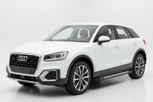 Бокові пороги Line (2 шт., Алюміній) Audi Q2 2016- рр.
