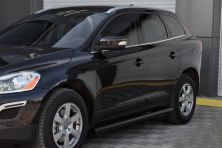 Бічні труби BB004 Black (2 шт, нерж) Volvo XC60 2009-2017 рр.
