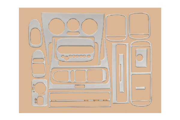 Накладки на панель Алюміній для Seat Toledo 2000-2005 рр