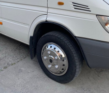 Ковпаки з нержавійки Exclusive V2 R15 (2-котковий) Mercedes Sprinter W901/902/903/904/905 1995-2006 рр.