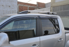 Рейлінги OmsaLine Sport (2 шт, сірі) Fiat Fullback 2016- рр.