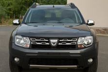 Накладки на дзеркала варіант 1 (2 шт, ABS) Хромований пластик Dacia Duster 2008-2018 рр.