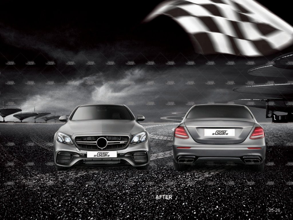 Комплект обвісів AMG E63 (для 2016-2020) для Mercedes E-сlass W213 рр