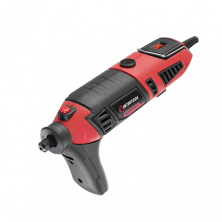 Шлифмашина прямая (гравер), 170 Вт, 8000-35000 об/мин, 120 ед, кейс, стойка, гибкий вал, фрезерная насадка.