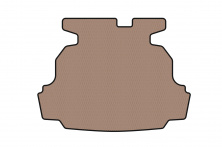 Гумовий килимок в багажник Carsuit (SD, бежевий) Geely Emgrand EC7 2009- рр.