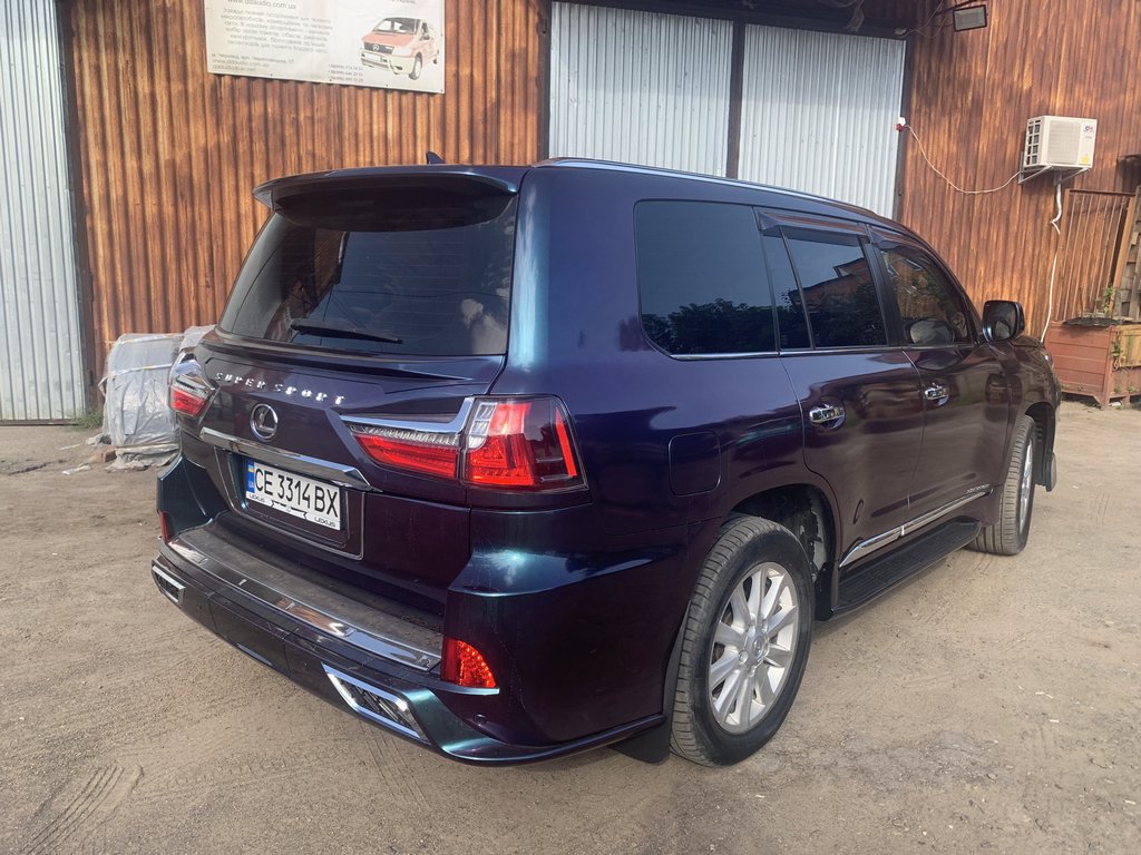 Комплект обвісів (TRD Sport 2017-2020) Чорний колір для Lexus LX570/450d рр
