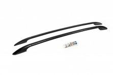 Рейлінги OmsaLine Solid (2 шт, чорні) Renault Kadjar 2015-2022 рр.
